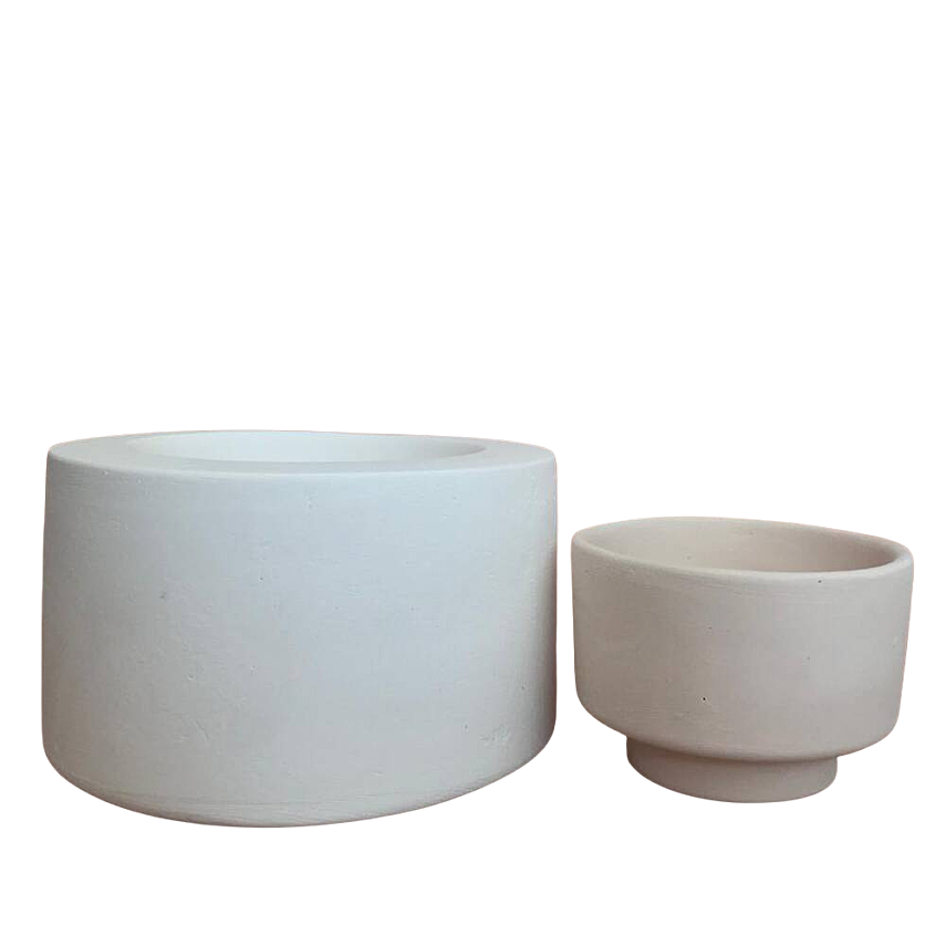 EK048 Alçı Kalıp - Seramik Döküm Kalıbı Kulpsuz Dondurma Bardağı ve Kasesi 9x6,5cm - 4
