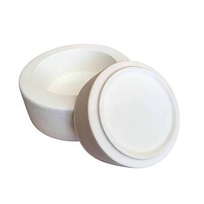 EK050 Alçı Kalıp - Seramik Döküm Kalıbı Sır Ayaklı Silindir Kase 17X7,5cm - 2