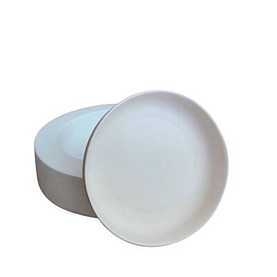 EK074 Alçı Kalıp - Seramik Döküm Kalıbı İnce Sır Ayaklı Alçak Kase 12,5x3cm - 3