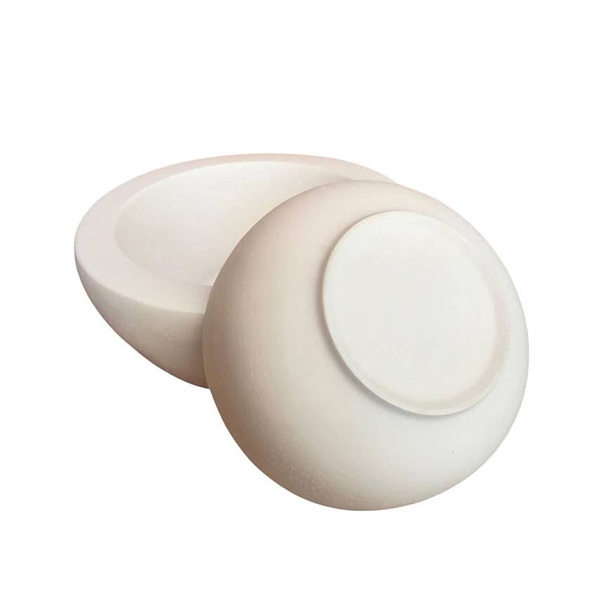 EK076 Alçı Kalıp - Seramik Döküm Kalıbı Sır Ayaklı Büyük Yuvarlak Kase 21x8cm - 2
