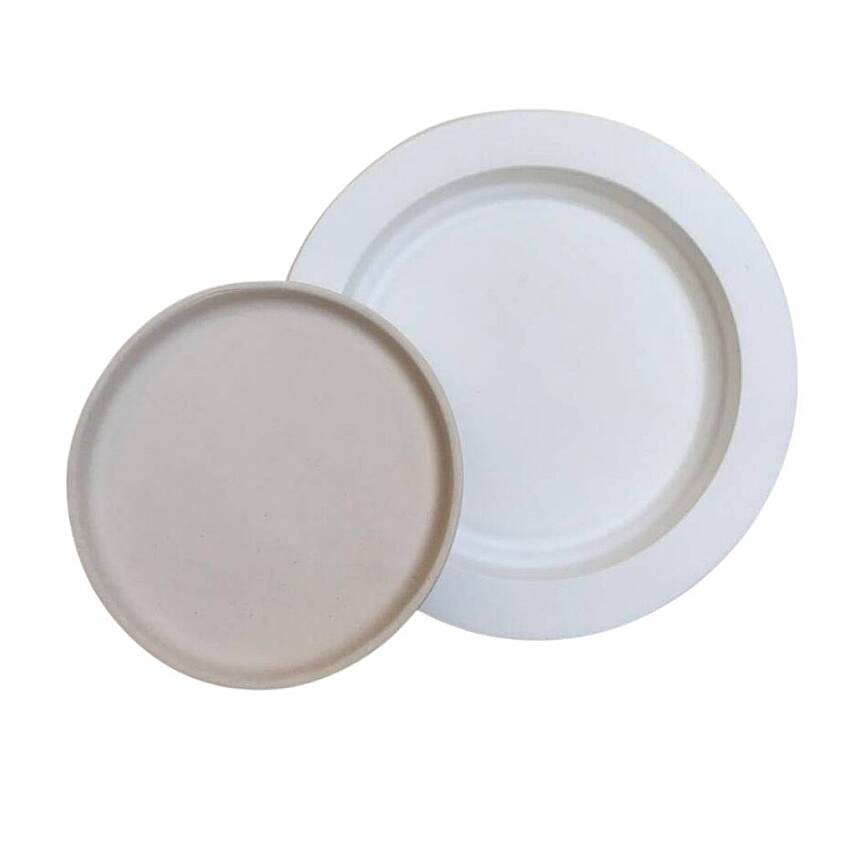 EK510 Alçı Kalıp - Seramik Döküm Kalıbı Sır Ayaklı Tabak Kalıbı 2x14,5cm - 1