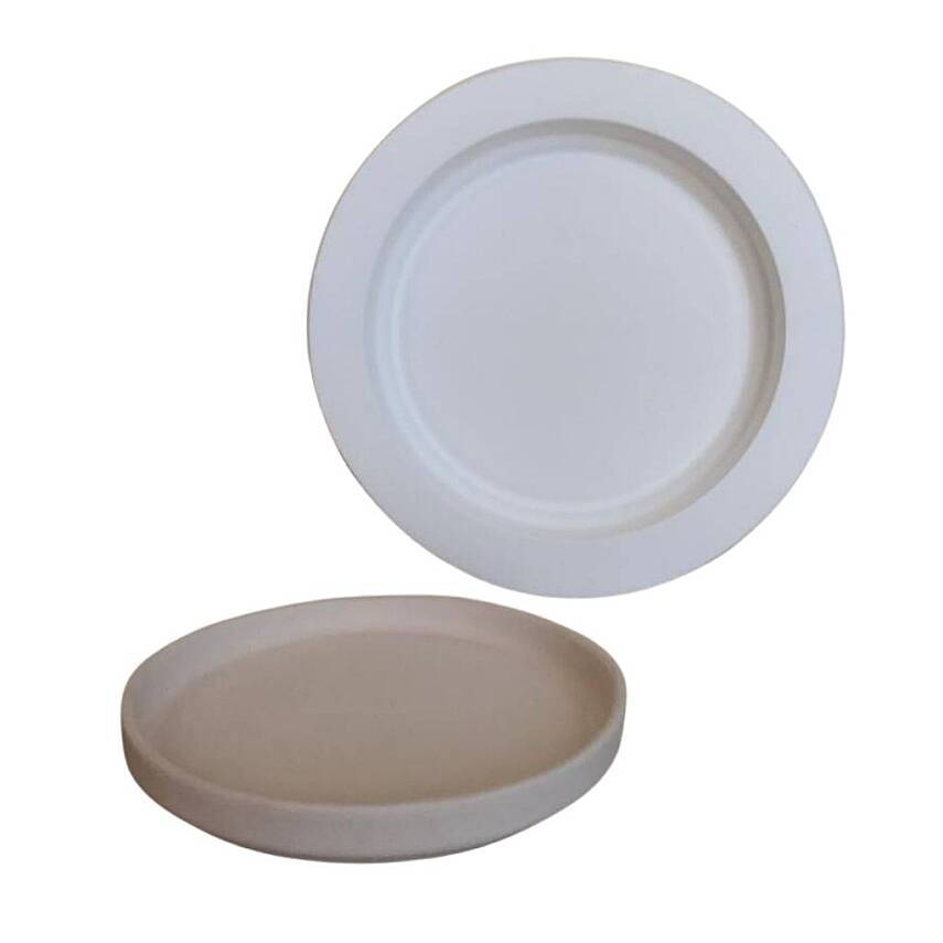 EK510 Alçı Kalıp - Seramik Döküm Kalıbı Sır Ayaklı Tabak Kalıbı 2x14,5cm - 3